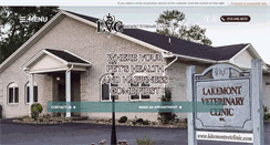 Desktop Screenshot of lakemontvetclinic.com